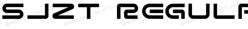 sjzt regular字体转换